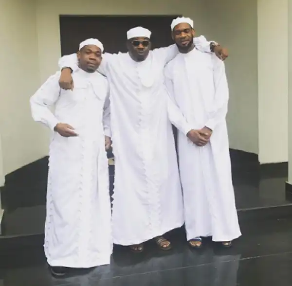 Don Jazzy And Brothers Step Out In White Garment 